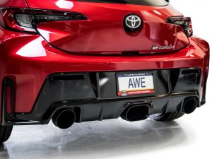 Toyota GR Corolla Performance Exhaust - AWE Tuning - Cat Back Touring Edition - Diamond Black - `23-`27